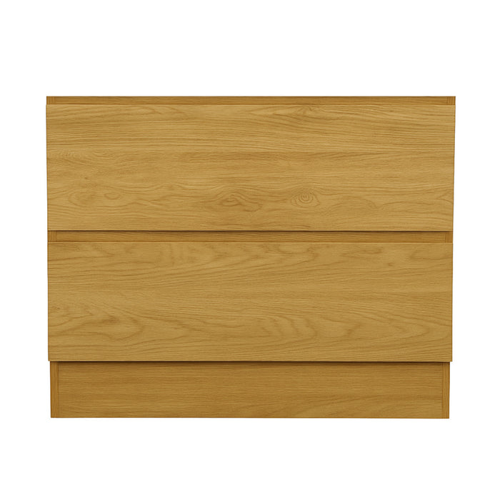Firenze 2 Drawer Oak Vanity 900mm