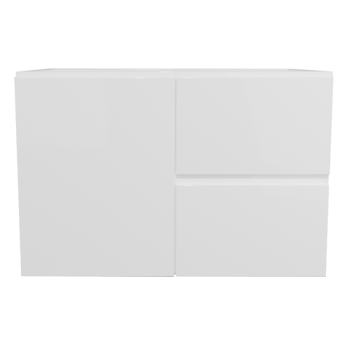 Hannah 750mm Wall Hung Vanity - GlazeX Bathware + Glazing