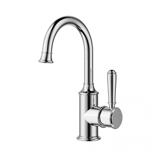 Clasico Basin Mixer Gooseneck - Standard Handle - GlazeX Bathware + Glazing