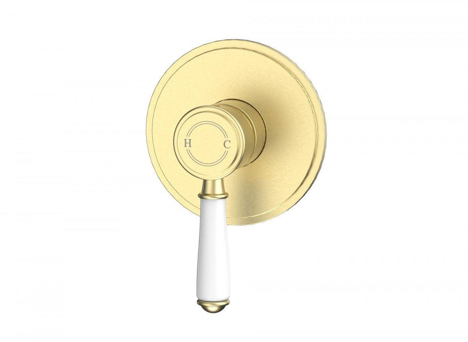 Clasico Shower Mixer - Trim Kit - Ceramic Handle - GlazeX Bathware + Glazing