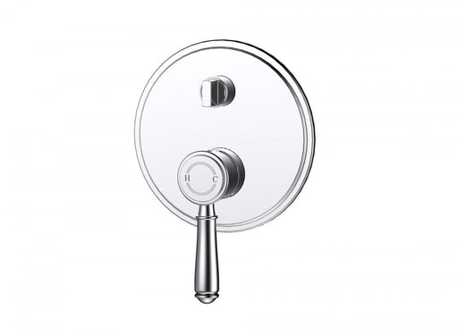 Clasico Shower Mixer with Diverter - Trim Kit - Standard Handle - GlazeX Bathware + Glazing