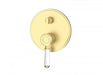 Shower Mixer with Diverter - Trim Kit - Ceramic Handle - GlazeX Bathware + Glazing