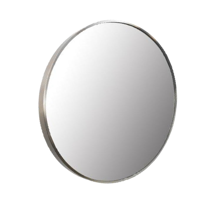Mirage 700mm Round Mirror Brushed Nickel