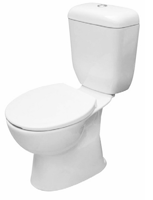 Lucca S trap Close Coupled Toilet Suite Bottom Inlet