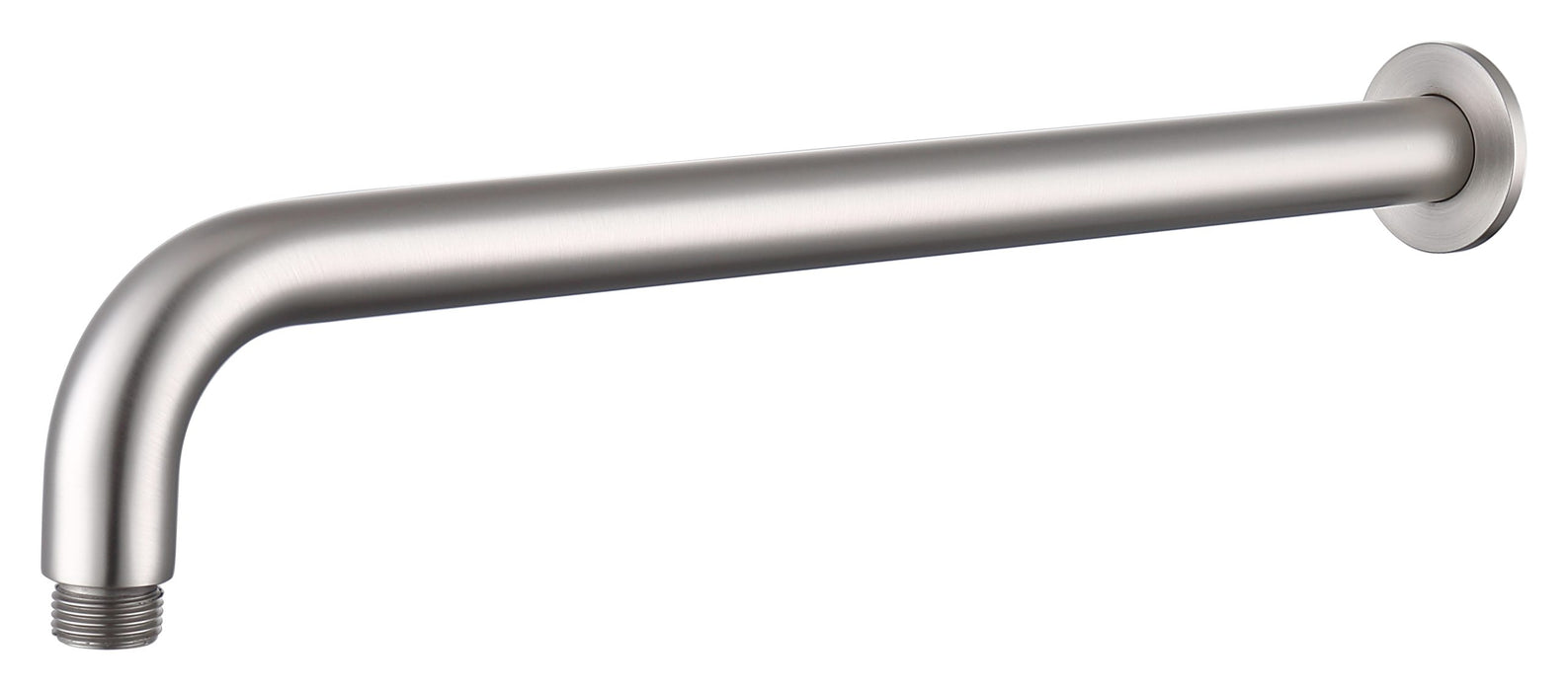 MICA Wall Shower Arm - 450mm Curved - GlazeX Bathware + Glazing