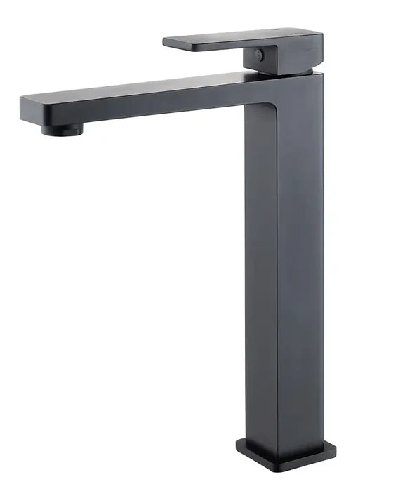 Milos Tall black Basin Mixer