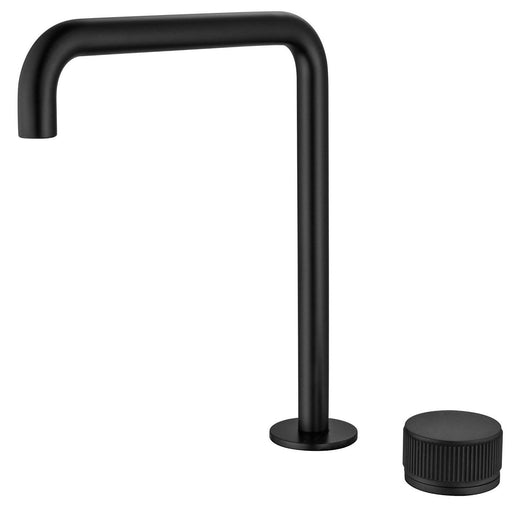 Mica Fluted Soft-Square Hob Sink/Basin Mixer Set - GlazeX Bathware + Glazing