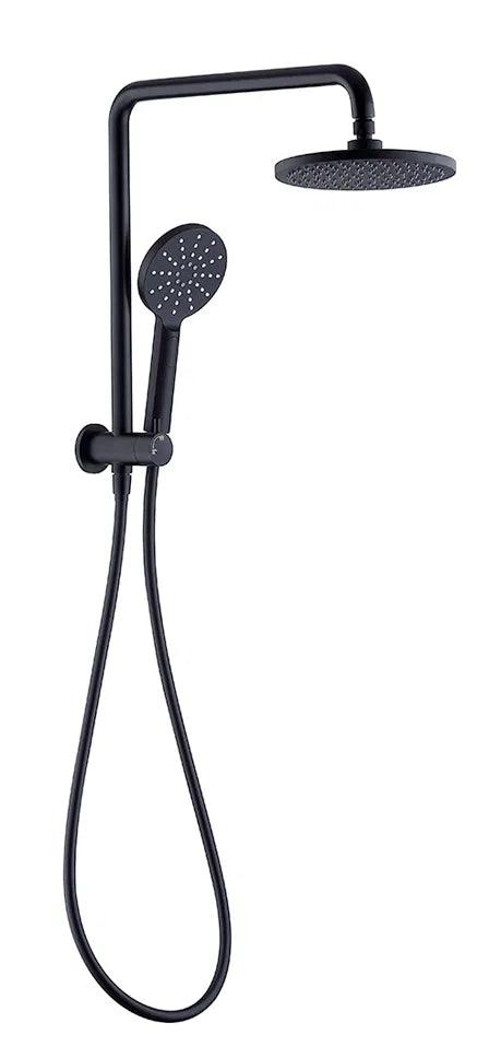 Mica Half-Rail Shower - GlazeX Bathware + Glazing