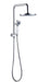 Mica Half-Rail Shower - GlazeX Bathware + Glazing