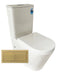 NOUVO Wall Faced Rimless Tornado Flush Toilet Suite Ambient Height - GlazeX Bathware + Glazing