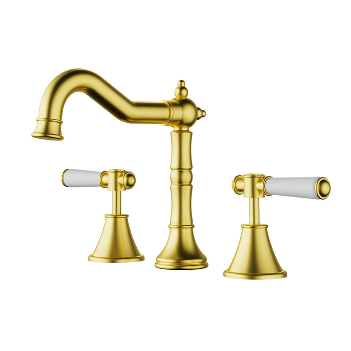 Clasico Countertop Basin/Bath Set - Ceramic Handle - GlazeX Bathware + Glazing