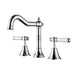 Clasico Countertop Basin/Bath Set - Ceramic Handle - GlazeX Bathware + Glazing