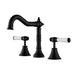Clasico Countertop Basin/Bath Set - Ceramic Handle - GlazeX Bathware + Glazing