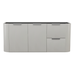 Positano Curved Fluted 1200mm Wall Hung Vanity - GlazeX Bathware + Glazing