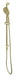 Mica Fluted Shower Rail – Inbuilt Inlet - GlazeX Bathware + Glazing