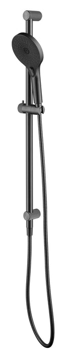 Mica Fluted Shower Rail – Inbuilt Inlet - GlazeX Bathware + Glazing