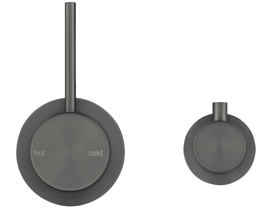 Mica Shower Mixer Diverter – Sideways Reverse – TRIM KIT - GlazeX Bathware + Glazing
