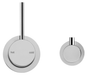 Mica Shower Mixer Diverter – Sideways Reverse – TRIM KIT - GlazeX Bathware + Glazing