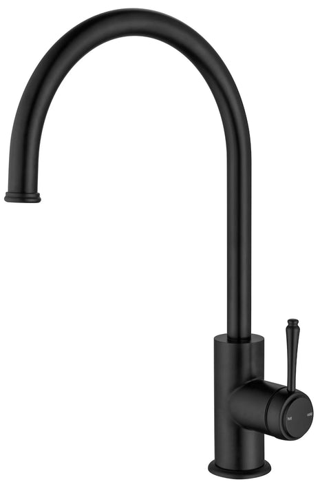 Mica Heritage Gooseneck Sink Mixer - GlazeX Bathware + Glazing