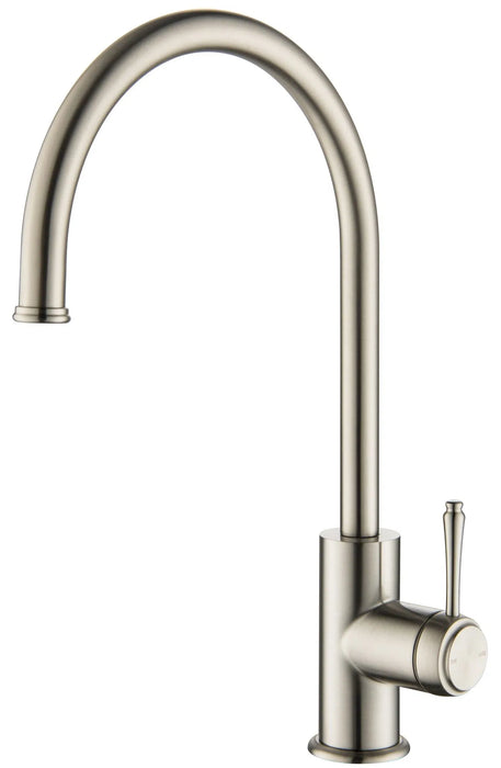 Mica Heritage Gooseneck Sink Mixer - GlazeX Bathware + Glazing