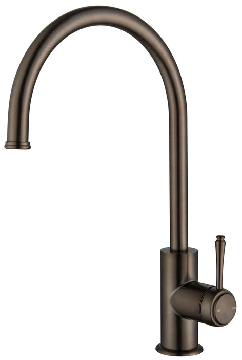 Mica Heritage Gooseneck Sink Mixer - GlazeX Bathware + Glazing