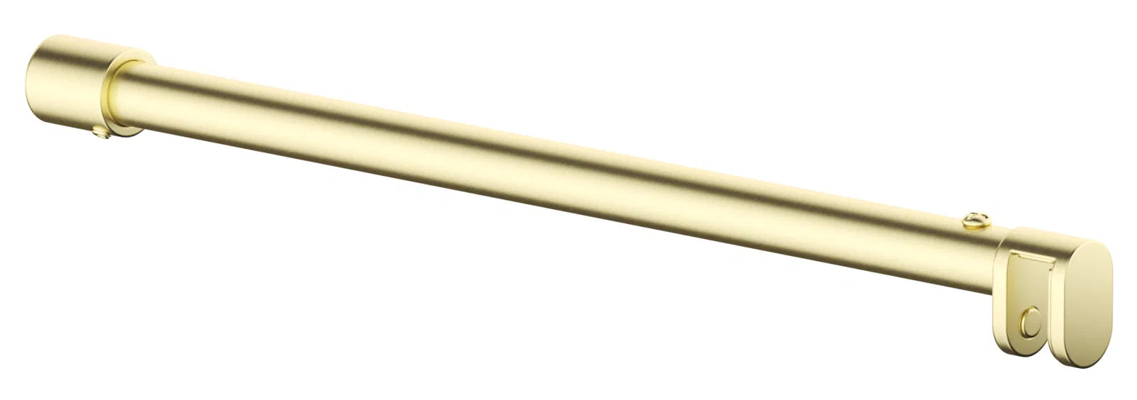 Glass to Wall Stabiliser Bar - Round - Cut to size