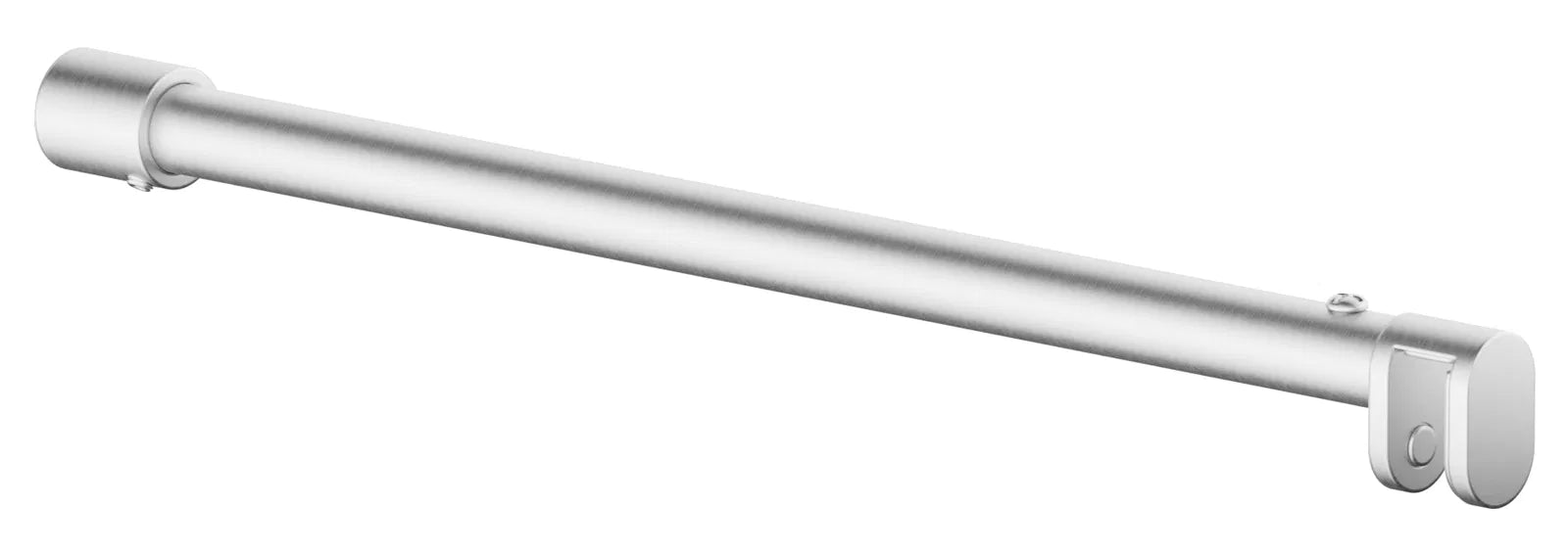 Glass to Wall Stabiliser Bar - Round - Cut to size