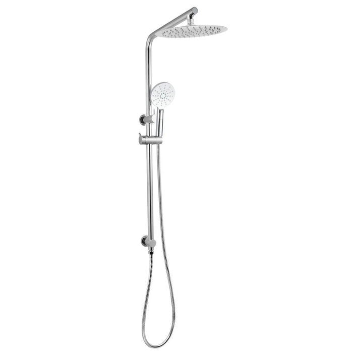 Right Angle Round Chrome Shower Station Top Inlet
