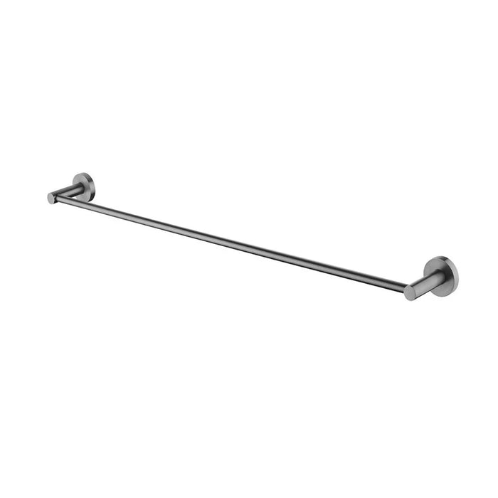 LUCID PIN Round Gunmetal Single Towel Rail 800mm