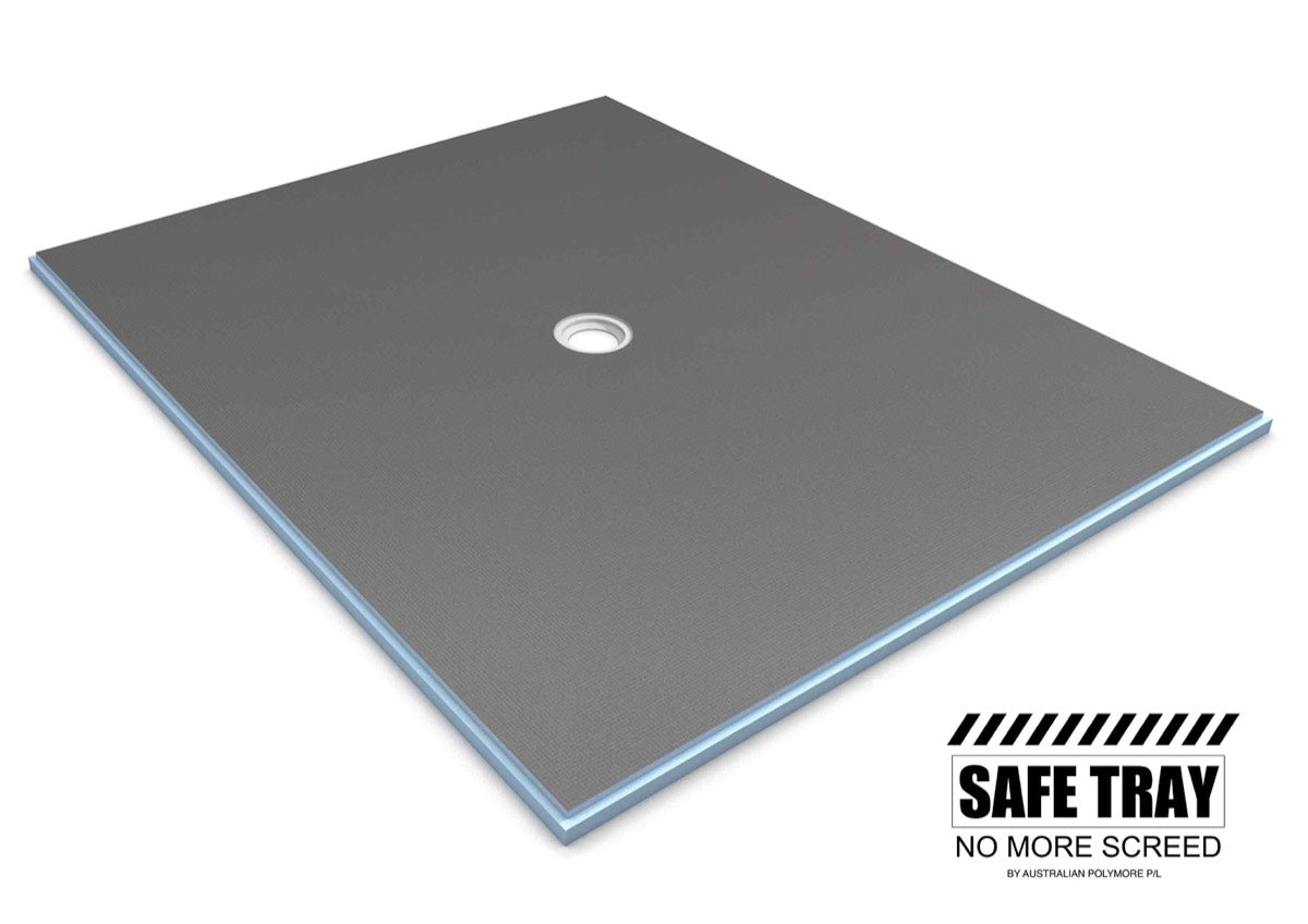 XPS Tile over tray 1200 x 1200 with centre waste